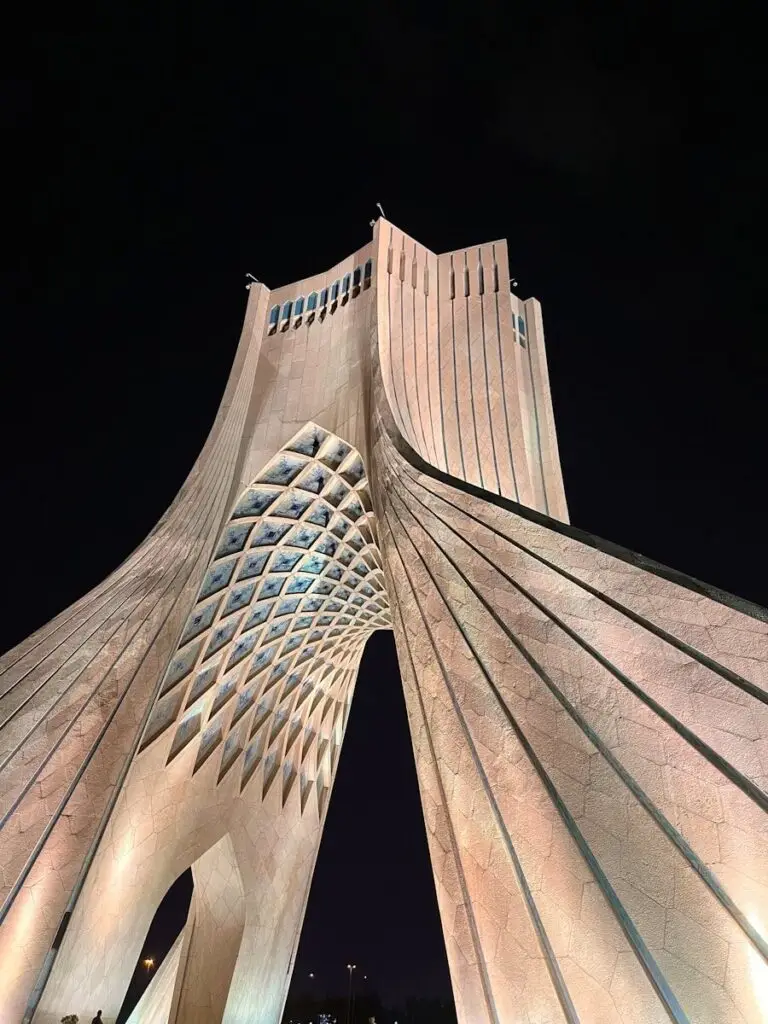 a very tall building with a very tall tower at the top